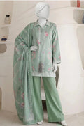 Sabine Digital Printed Lawn – Lawn Shirt, Voile Dupatta & Cotton Trouser Unstitched 3PC