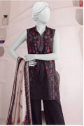 Mahveen Digital Printed Lawn – Lawn Shirt, Voile Dupatta & Cotton Trouser Unstitched 3PC