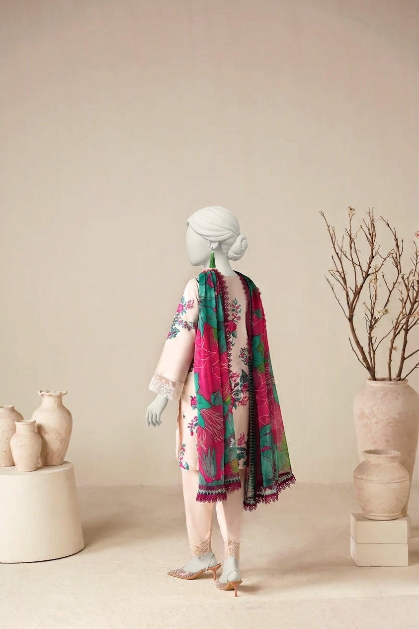 Ivory Festive & Casual Wear – Printed & Embroidered Viscose Unstitched 3PC